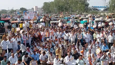 इंदौर में किसानों ने निकाली विशाल ट्रैक्टर रैली, मुख्यमंत्री का जताया आभार