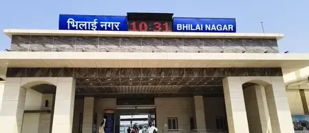 Bhilai Nagar Railway Station Transformed: Enhanced Amenities Under 'Amrit Bharat Scheme'