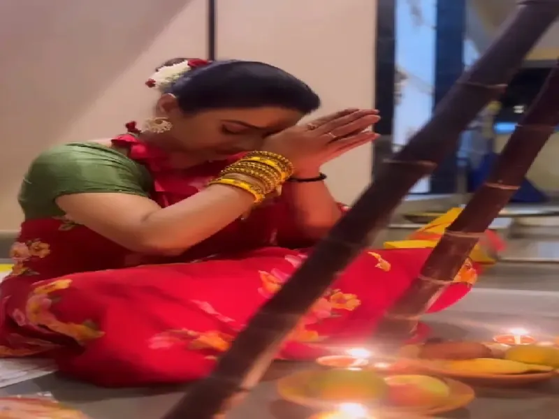 क्या 'भोजपुरी क्वीन' रति पांडे ने छठ महापर्व मनाया?