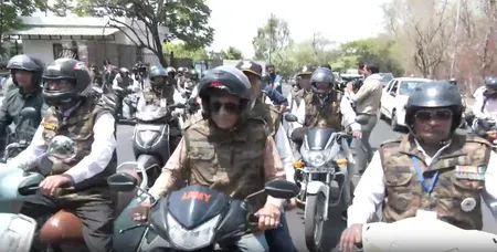 ट्विशा शर्मा न्याय मांग: भोपाल में पूर्व सैनिकों की बाइक रैली, दूसरी पोस्टमार्टम की अपील