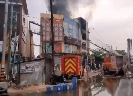 Bhubaneswar Supermarket Fire: Firefighters Face 18-Hour Battle