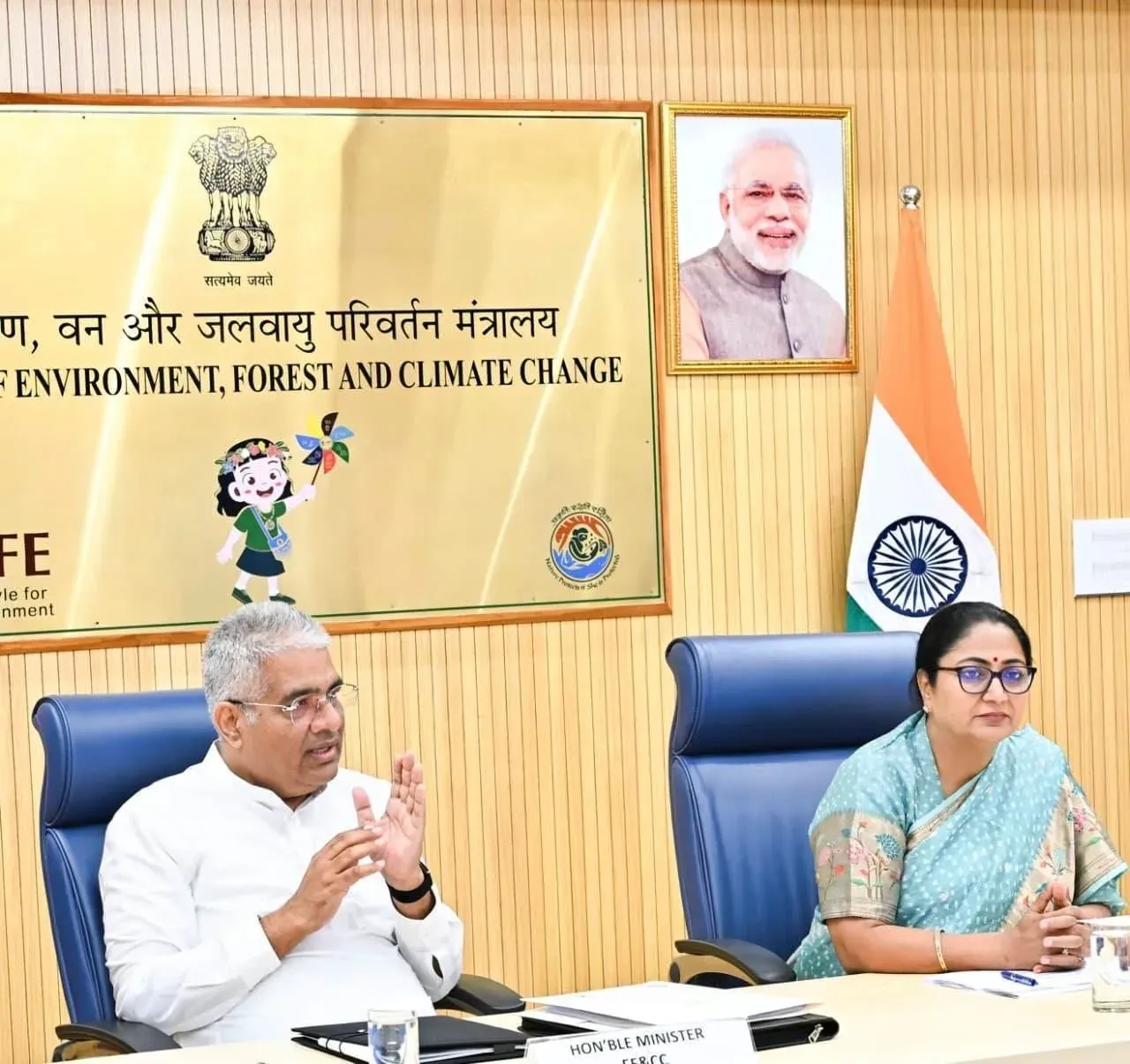 Bhupender Yadav Reviews Delhi-NCR Air Pollution Action Plan