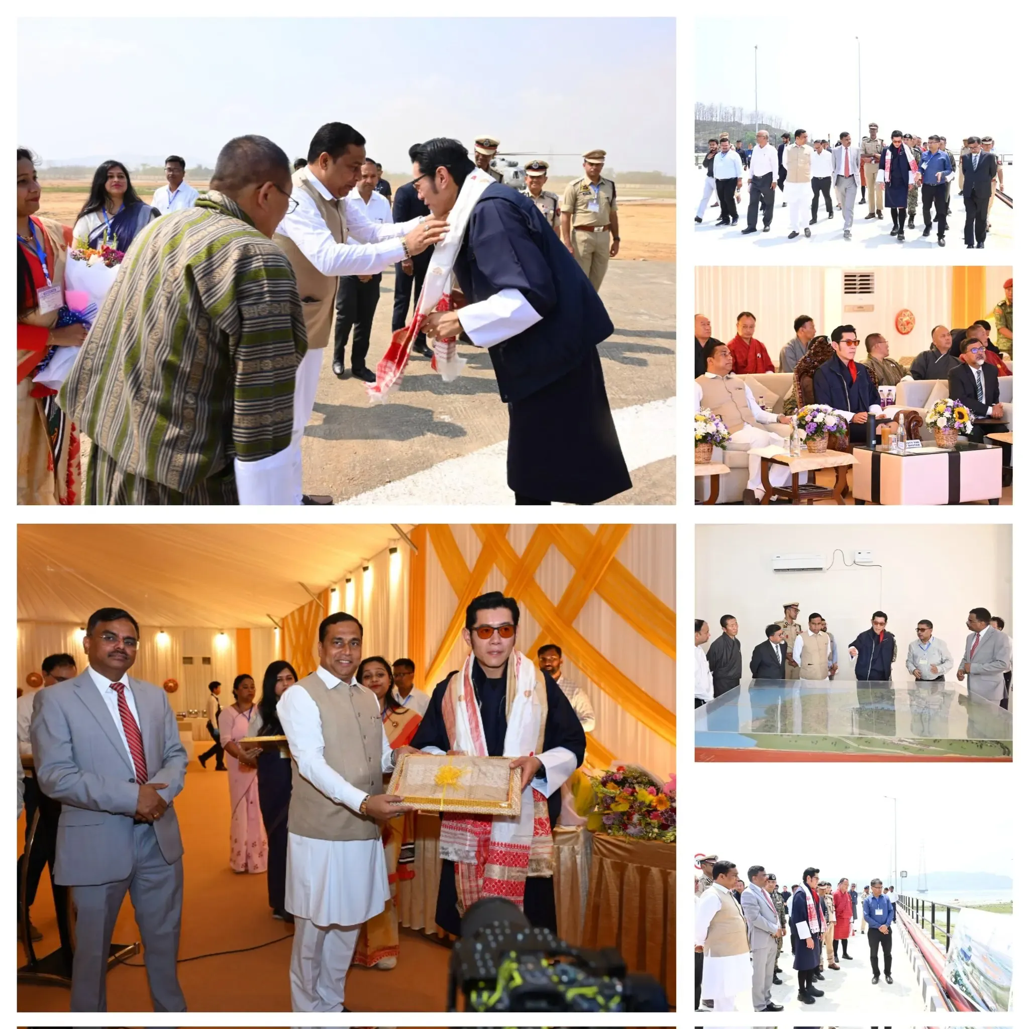 Bhutan's King Explores Jogighopa Terminal and Logistics Hub in Assam