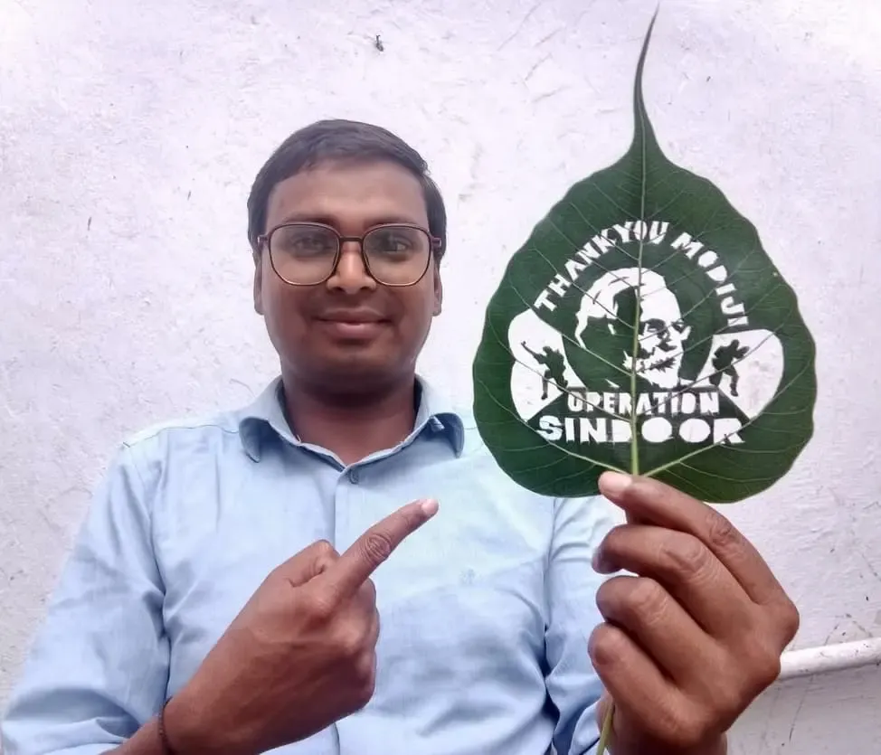 How Did a Bihar Artist Pay Tribute to ‘Operation Sindoor’?