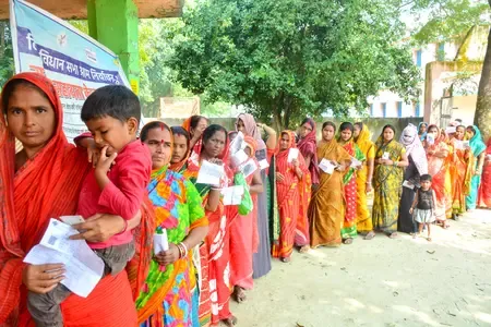 क्या बगहा में जीविका दीदियों द्वारा भाजपा का प्रचार किया जा रहा है?