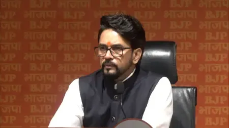 बिहार चुनाव में अपनी हार देख कांग्रेस झूठे आरोप लगा रही : अनुराग ठाकुर