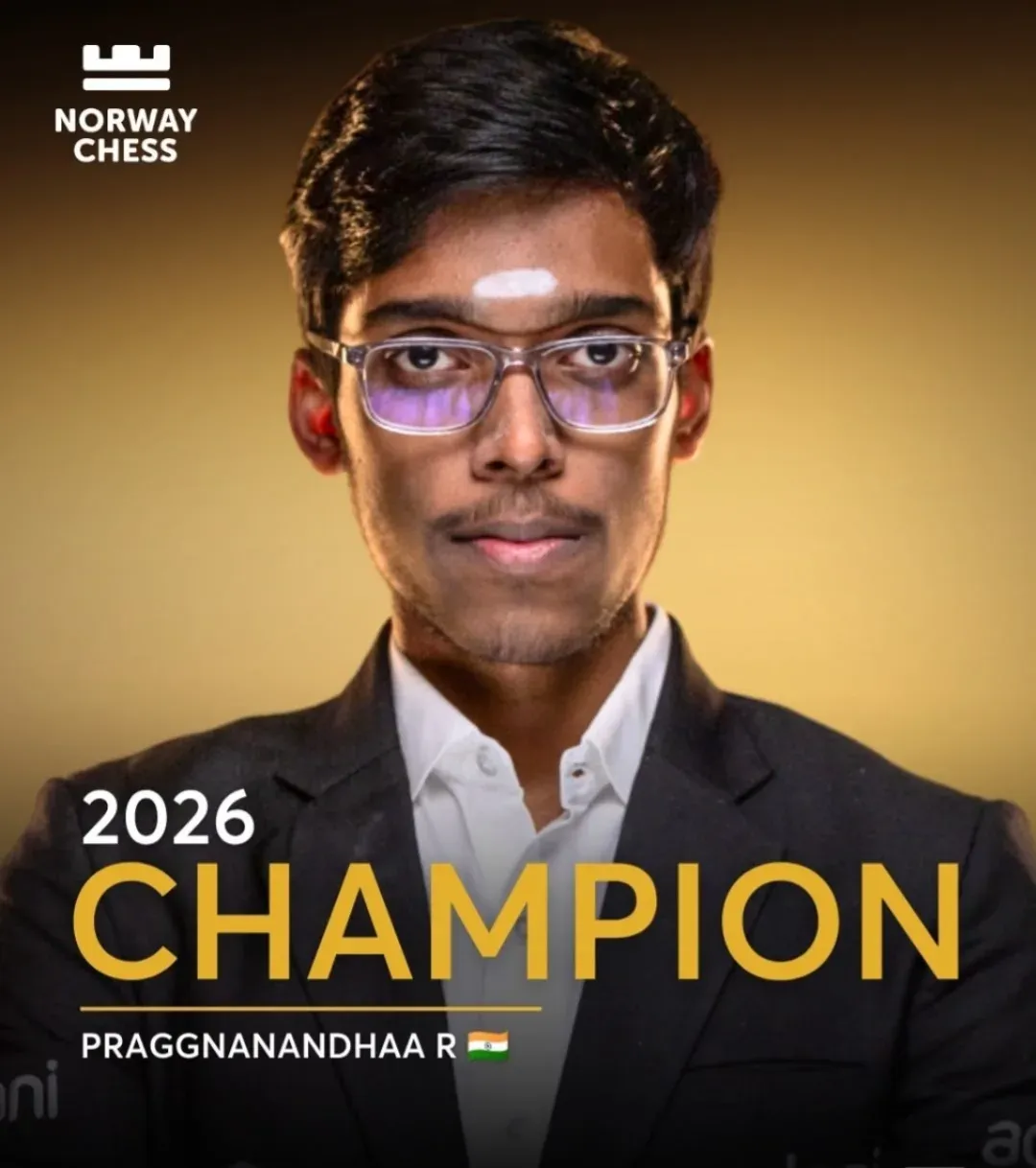 Bihar CM Samrat Choudhary Hails Praggnanandhaa's Norway Chess Win