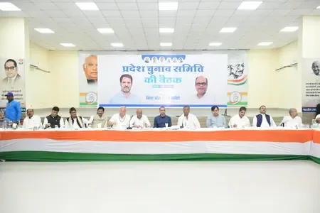 What Happened at the Bihar Congress Election Committee Meeting in Patna?