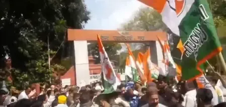 Is Bihar Congress Protesting Against Rising Unemployment in Patna?