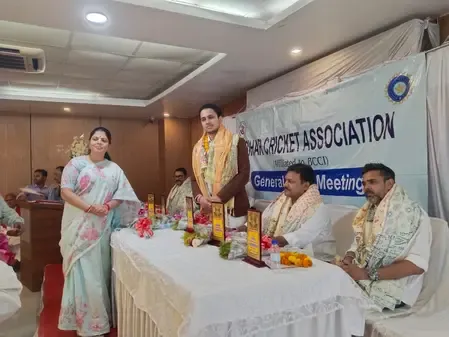बिहार क्रिकेट संघ इतिहास के सबसे युवा अध्यक्ष बने हर्षवर्धन