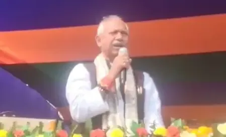 बिहार चुनावः भाजपा सांसद ने गिनाए एनडीए सरकार के काम, लालू-राबड़ी पर साधा निशाना