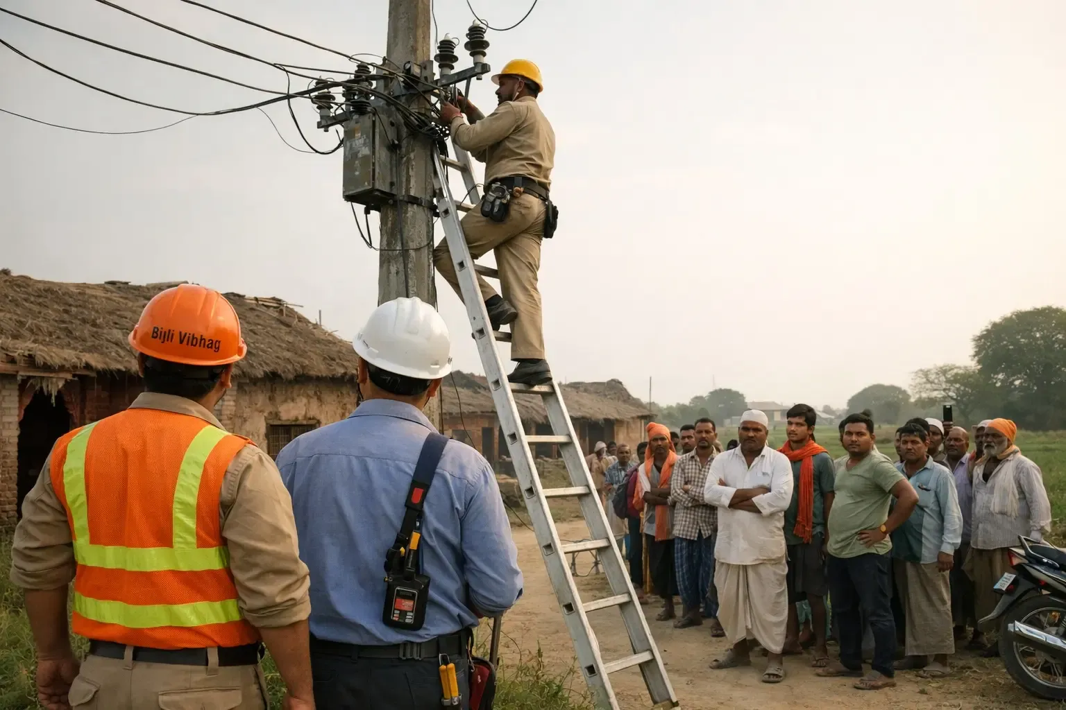 Violence Erupts as Gopalganj Residents Attack Electricity Department Team
