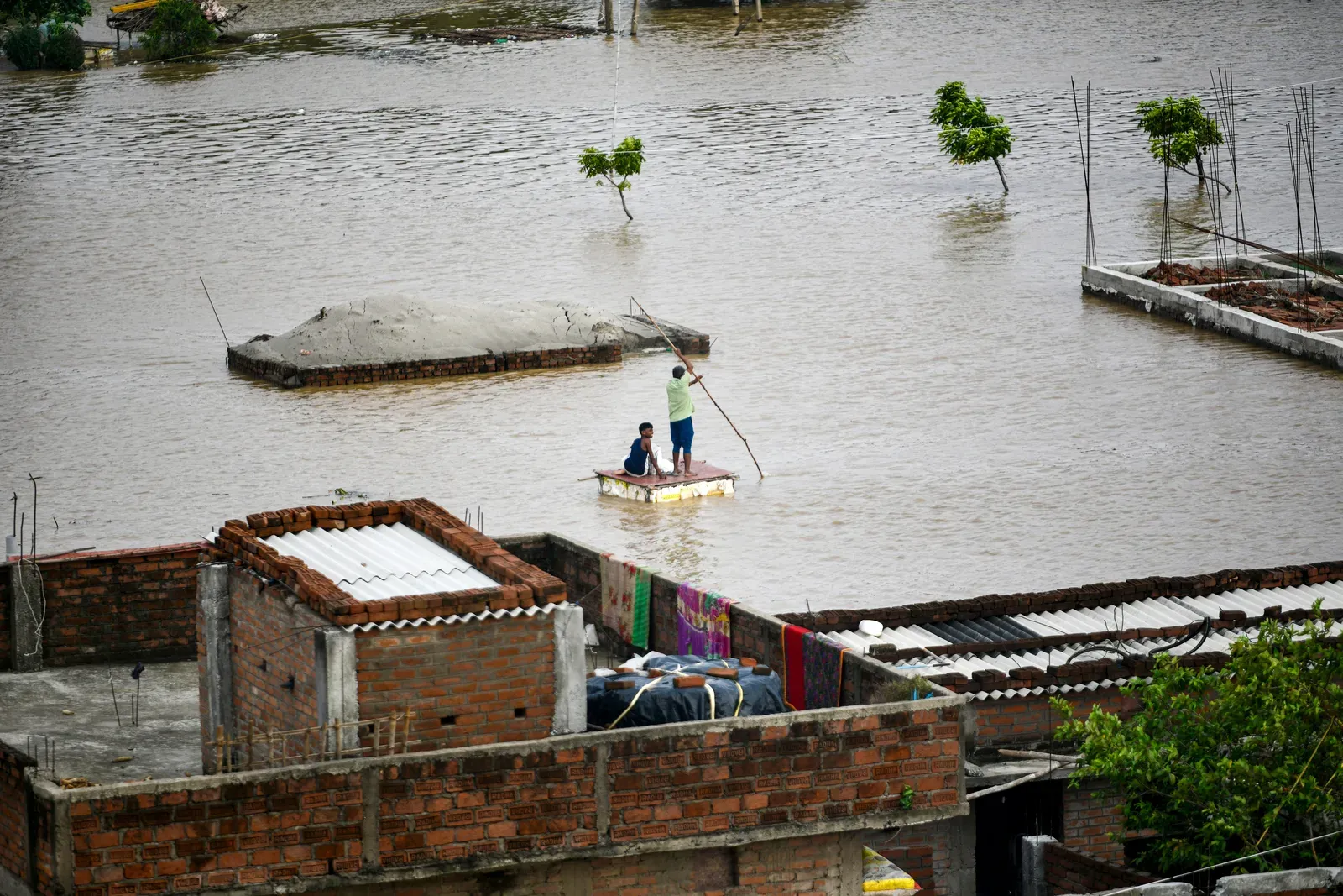 Bihar flood alert: Ganga crosses danger mark in Patna as Choudhary, Kumar review crisis