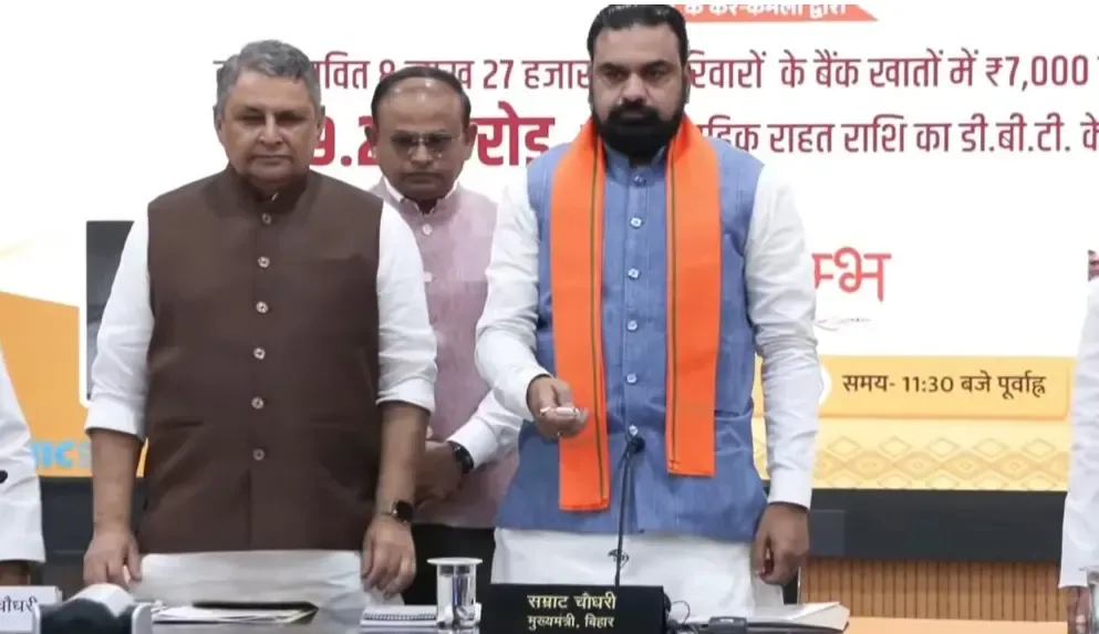 Bihar floods: CM Chaudhary transfers ₹579 crore to 8.27 lakh families via DBT