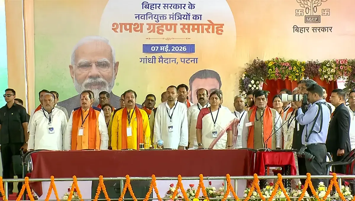 बिहार कैबिनेट विस्तार: तीन पूर्व मुख्यमंत्रियों के पुत्र सम्राट चौधरी के मंत्रिमंडल में शामिल