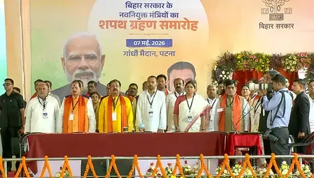 बिहार कैबिनेट विस्तार: तीन पूर्व मुख्यमंत्रियों के पुत्र सम्राट चौधरी के मंत्रिमंडल में शामिल