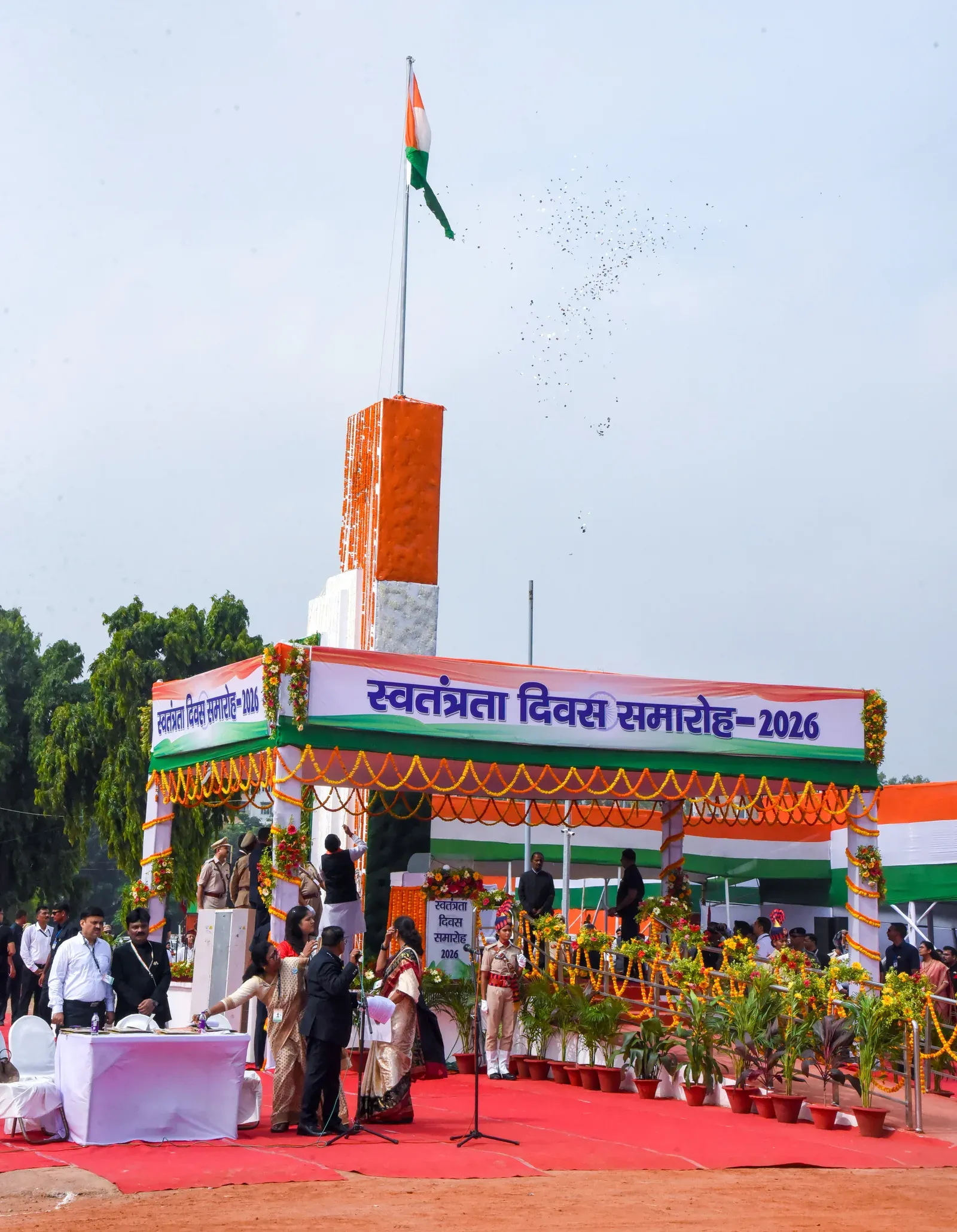 Bihar leaders mark 80th Independence Day with flag-hoisting across Patna, Vaishali