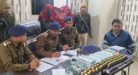 बिहार में बड़ी मात्रा में नशीली दवाइयां बरामद, दो गिरफ्तार