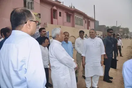 Nitish Kumar Evaluates Key Development Projects in Patna and Bakhtiyarpur