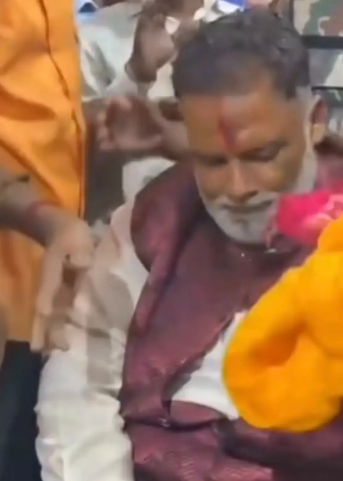 Pappu Yadav falls ill mid-speech at Katihar Durga Puja event