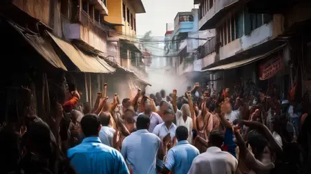 What Led to the Violent Property Dispute in Buxar?