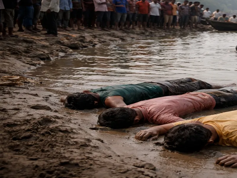 Bihar Tragedy: Three Young Men Drown While Rescuing Aunt from Ganga