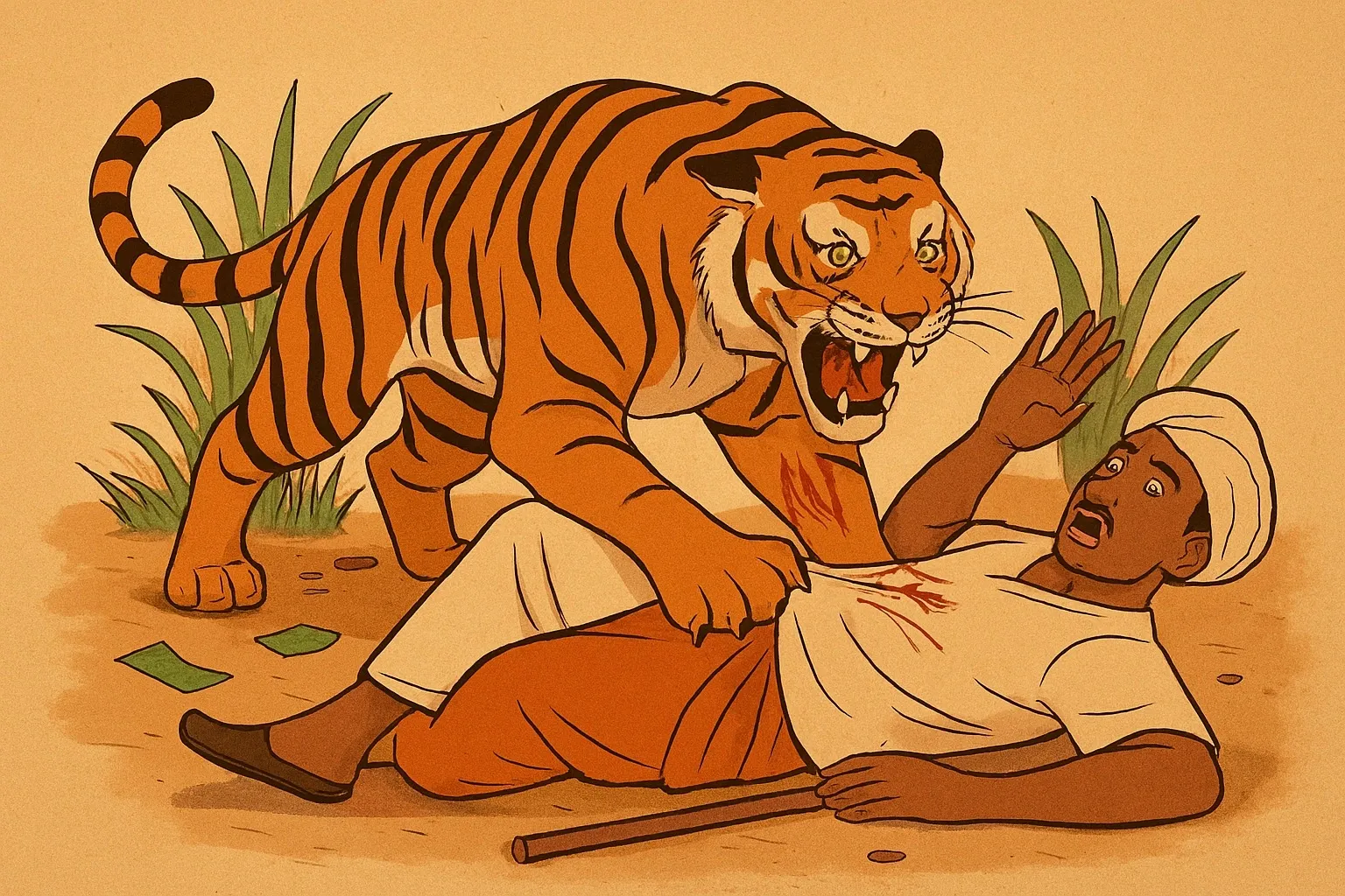 How Did a Tiger Attack Lead to a Farmer’s Death in Bihar?