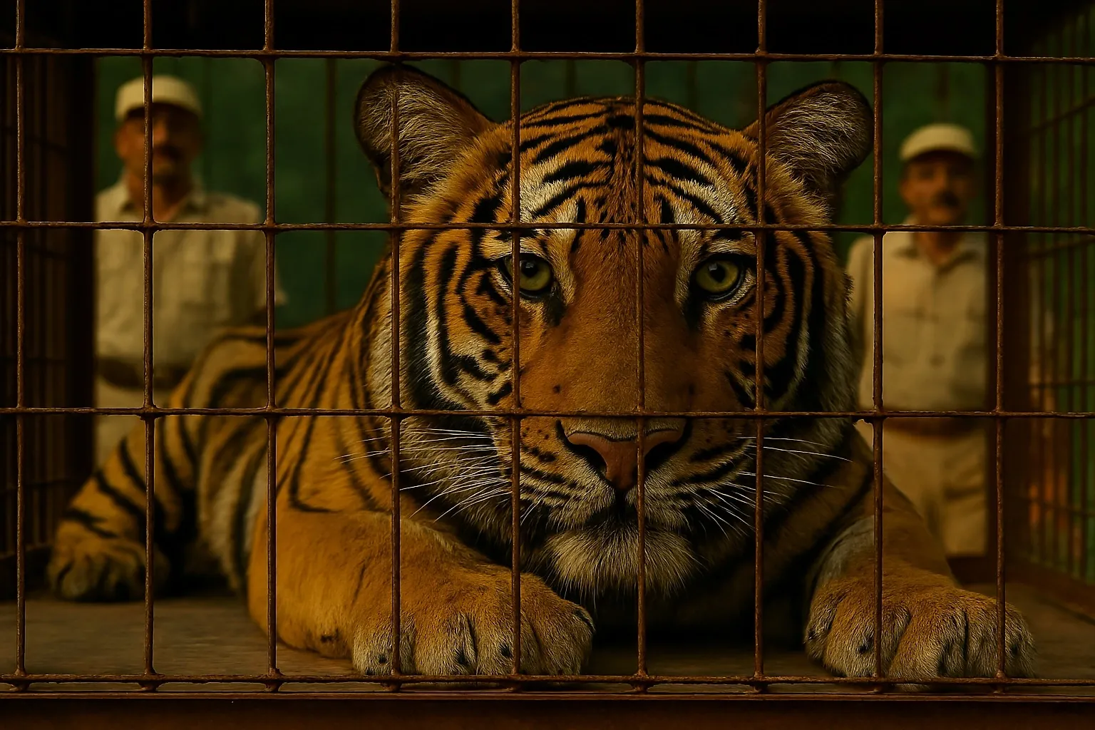 What Happened in Bagaha with the Captured Tiger?