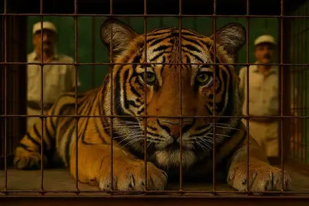 What Happened in Bagaha with the Captured Tiger?