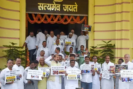 बिहार विधानसभा में विपक्ष का हंगामा, कार्यवाही दोपहर 2 बजे तक स्थगित