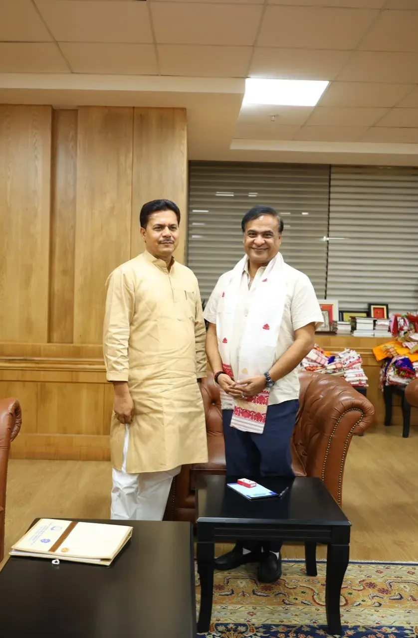 Bihpuria MLA Borah Meets CM Himanta at Lok Sewa Bhawan