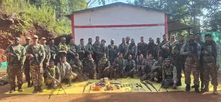 बीजापुर में नक्सलियों की बड़ी साजिश नाकाम, सीआरपीएफ ने हथियार-विस्फोटक का बरामद किया