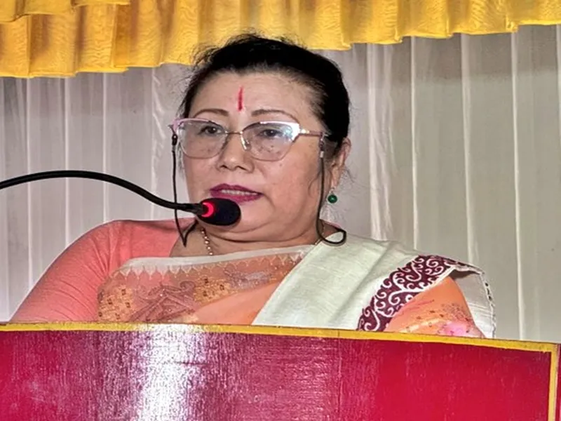 BJP Leader Sharda Devi Praises Biren Singh's Contributions to Manipur's Peace and Development