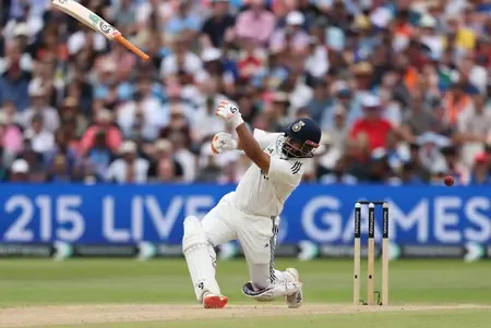 बर्मिंघम टेस्ट : केएल राहुल का अर्धशतक, करुण नायर फिर फ्लॉप, लंच तक भारत की बढ़त- 357 रन