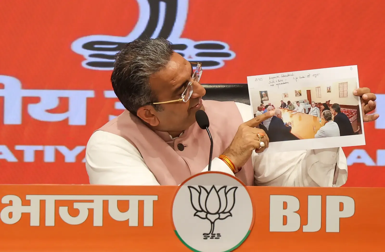 BJP calls Rahul Gandhi 'traitor' over alleged foreign interference links