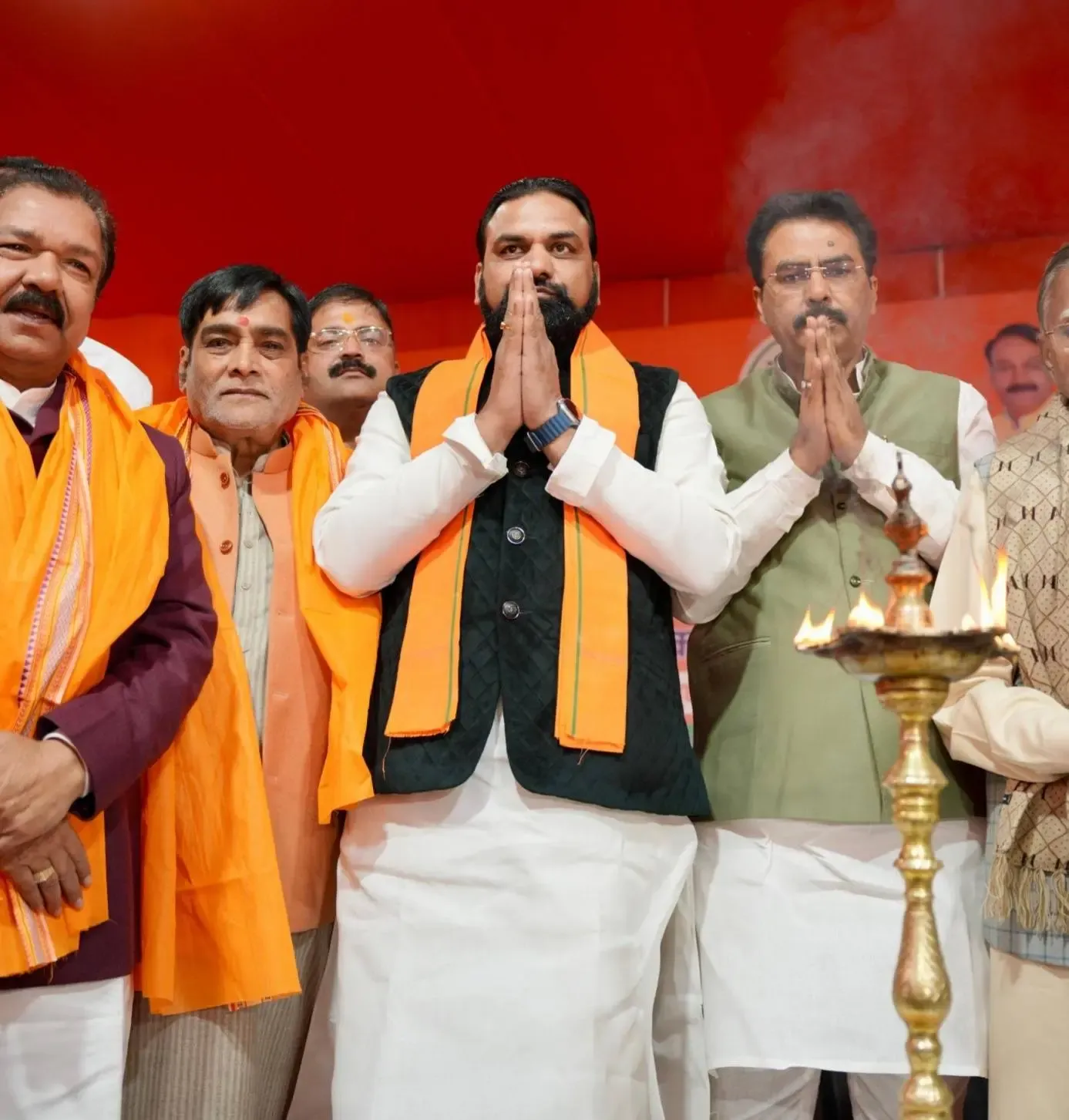 Did BJP Bihar Kisan Morcha Celebrate Makar Sankranti with Dahi-Chura Feast in Patna?