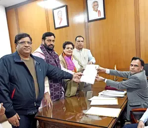 BJP Nominee Submits Papers for Rajya Sabha By-Election in Haryana