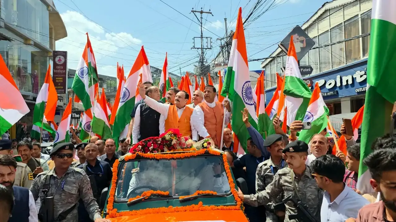 Did BJP Chief Nadda Join the Tiranga Yatra in Himachal?