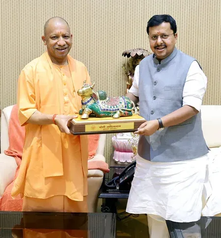 BJP chief Nitin Nabin meets CM Yogi in Lucknow for 2027 UP poll prep