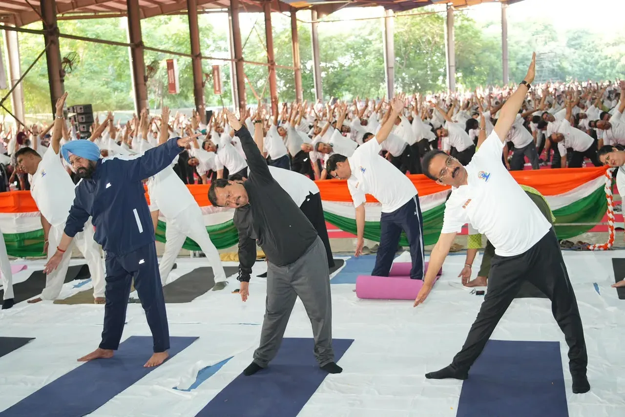 BJP chief Nitin Nabin joins 12,000 at Yoga Day event in Punjab's Phagwara