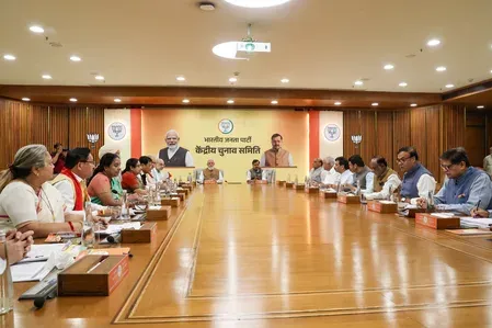 BJP core group meets at PM Modi's residence to finalise Rajya Sabha candidates