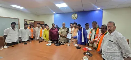 BJP delegation meets Bengaluru Police Chief over MLA attack by Congress workers