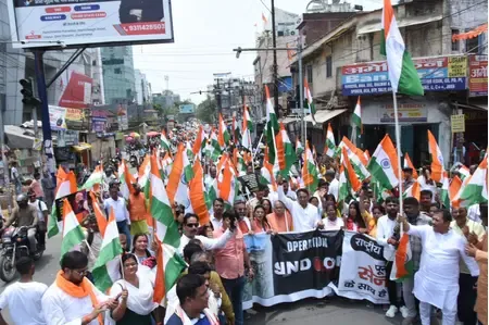 Did BJP Celebrate Indian Army's Valor with Tiranga Yatra in Ranchi?
