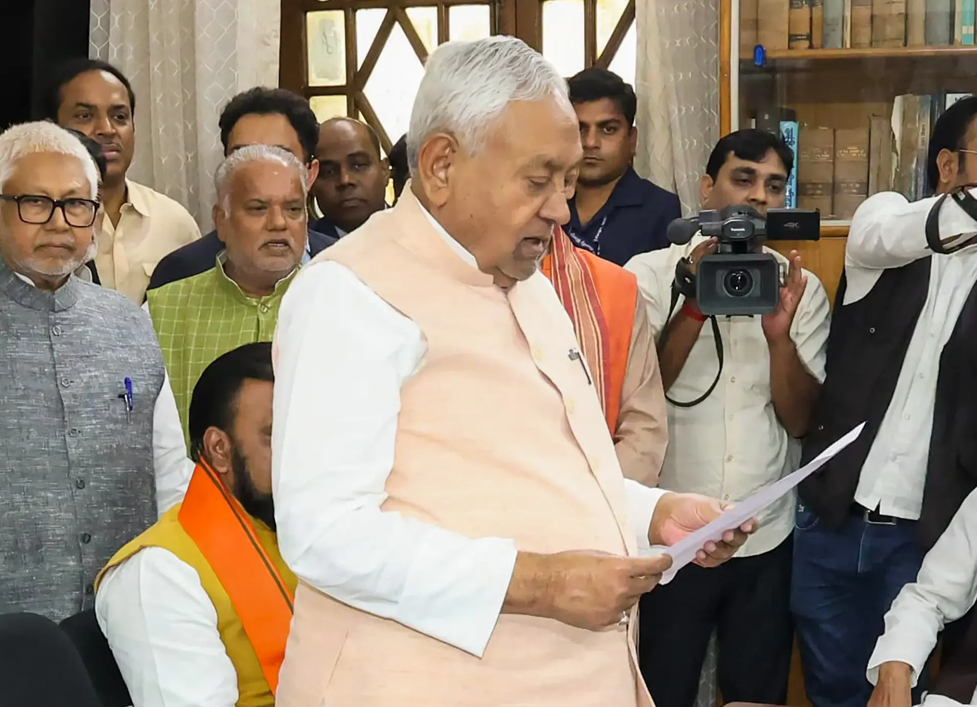 Support for Nitish Kumar's Rajya Sabha Move from BJP and JD(U) Leaders