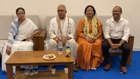 Did BJP Leader Dilip Ghosh Attend the Inauguration of the Jagannath Temple in Digha and Meet Mamata?