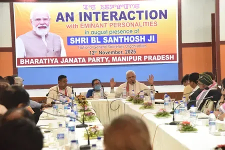 BJP leaders land in Manipur amid govt formation buzz