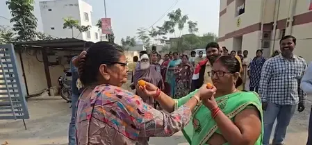 BJP leaders, workers celebrate across country as NDA projected to win big in Bihar