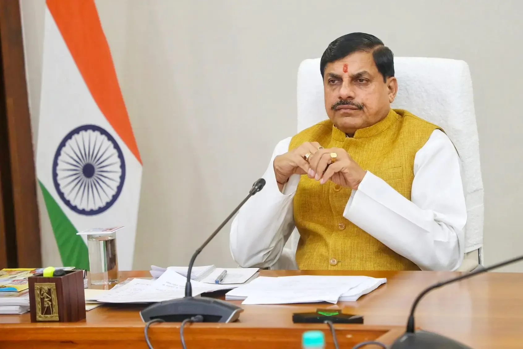 Madhya Pradesh's CM Yadav Asserts 'Zero Tolerance' Stance on Corruption Under BJP Leadership