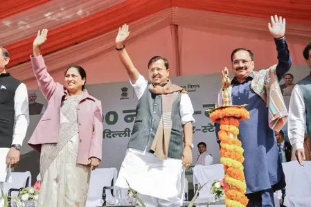 Did BJP President Nitin Nabin Launch 500 DTC E-Buses While Criticizing AAP Government?
