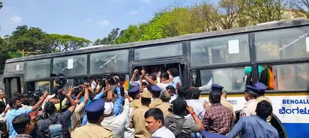 Why Did BJP Protest in Bengaluru Demanding an Apology from Youth Congress Over AI Summit Actions?
